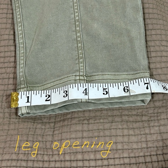 SPANX STRETCH TWILL STRAIGHT LEG PANT OLIVE GREEN MEDIUM - Picture 12 of 12